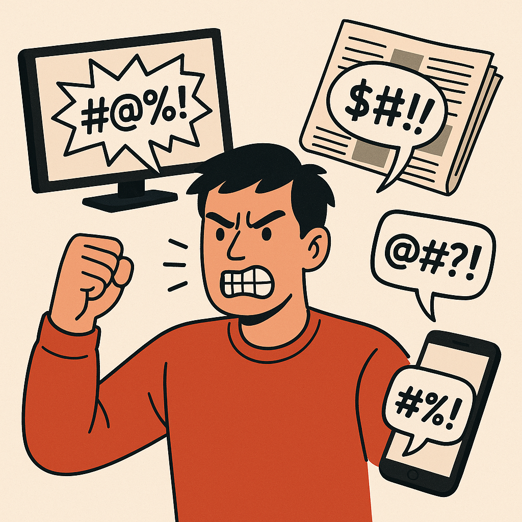 Diferents mitjans, diferents insults