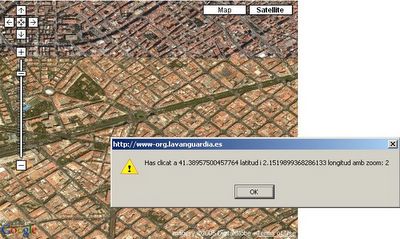 Exemple d'ús de la API de google maps