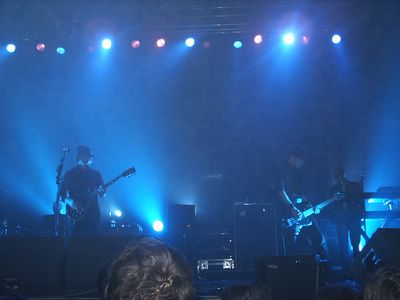 Fotos del concert d'Interpol al RAZZMATAZZ, diumenge 24 d'abril del 2005