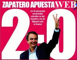 Zapatero dona suport a la WEB 2.0